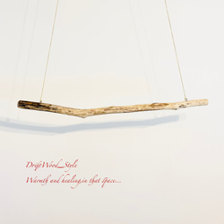 流木インテリア 1ｍサイズのシンプルな流木のハンガーラック 北欧 衣装掛け ハンギング 吊り下げ ハンガーポール N50 7枚目の画像