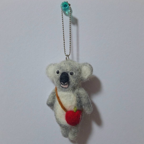 【mar】コアラ 羊毛フェルト ストラップ ハンドメイド mar様専用】コアラ 羊毛フェルト ストラップ ハンドメイド 羊毛