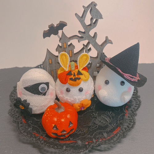 つまみ細工ハロウィン ハロウィン Halloween HappyHalloween つまみ