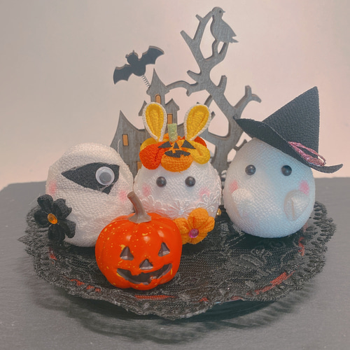 つまみ細工ハロウィン ハロウィン Halloween HappyHalloween つまみ