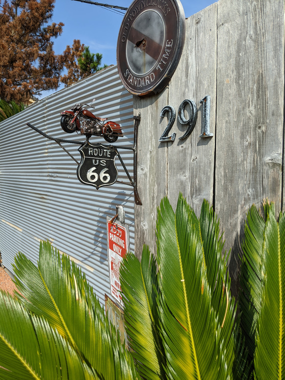 アメリカンバイク ルート66 サインボード ハーレーダビッドソン