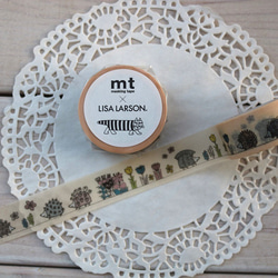 廃盤・mt ドットマスキングテープ（ナイトブルー×マンダリン