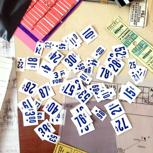 727 ヴィンテージラベル 50種100枚 / 缶ラベル6980