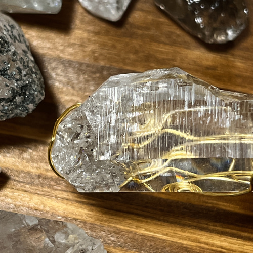 レムリアンシード【約束の石】ヒマラヤ水晶【感情の浄化 どちらも私】M