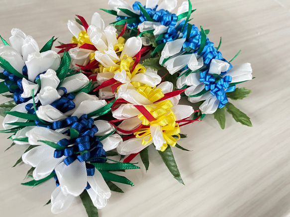 フラダンス ヘアクリップ 髪飾り ハワイ お揃い ペア ハラウ