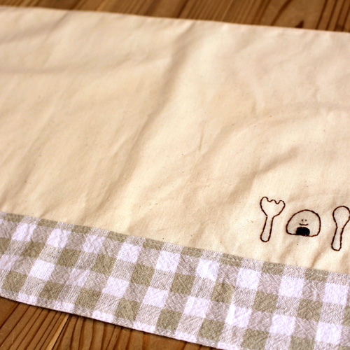 おにぎり ☆たまごやき ランチョンマット コップ袋 ハンドメイド