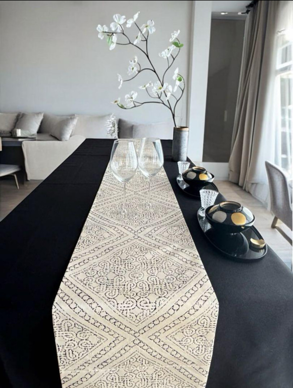 ◼︎C1018◼︎高級袋帯 正絹 テーブルランナー(〜280cm) その他