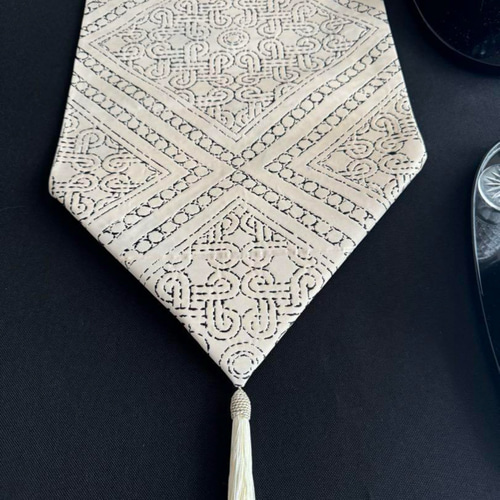 専用◼︎C1128高級袋帯 正絹 絵皿文 亀甲花菱文 テーブルランナー〜280cm ◼︎C1018◼︎高級袋帯 正絹 テーブルランナー(〜280cm) その他