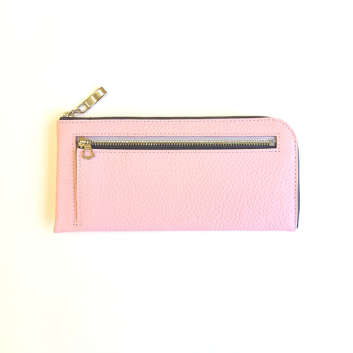 ブルべ冬さんに似合う＜高級本革長財布＞洗練された大人カラー◇薄くて