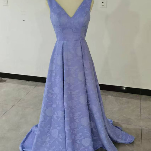 エレガント カラードレス ブルー カラードレス 可愛い バックリボン A  