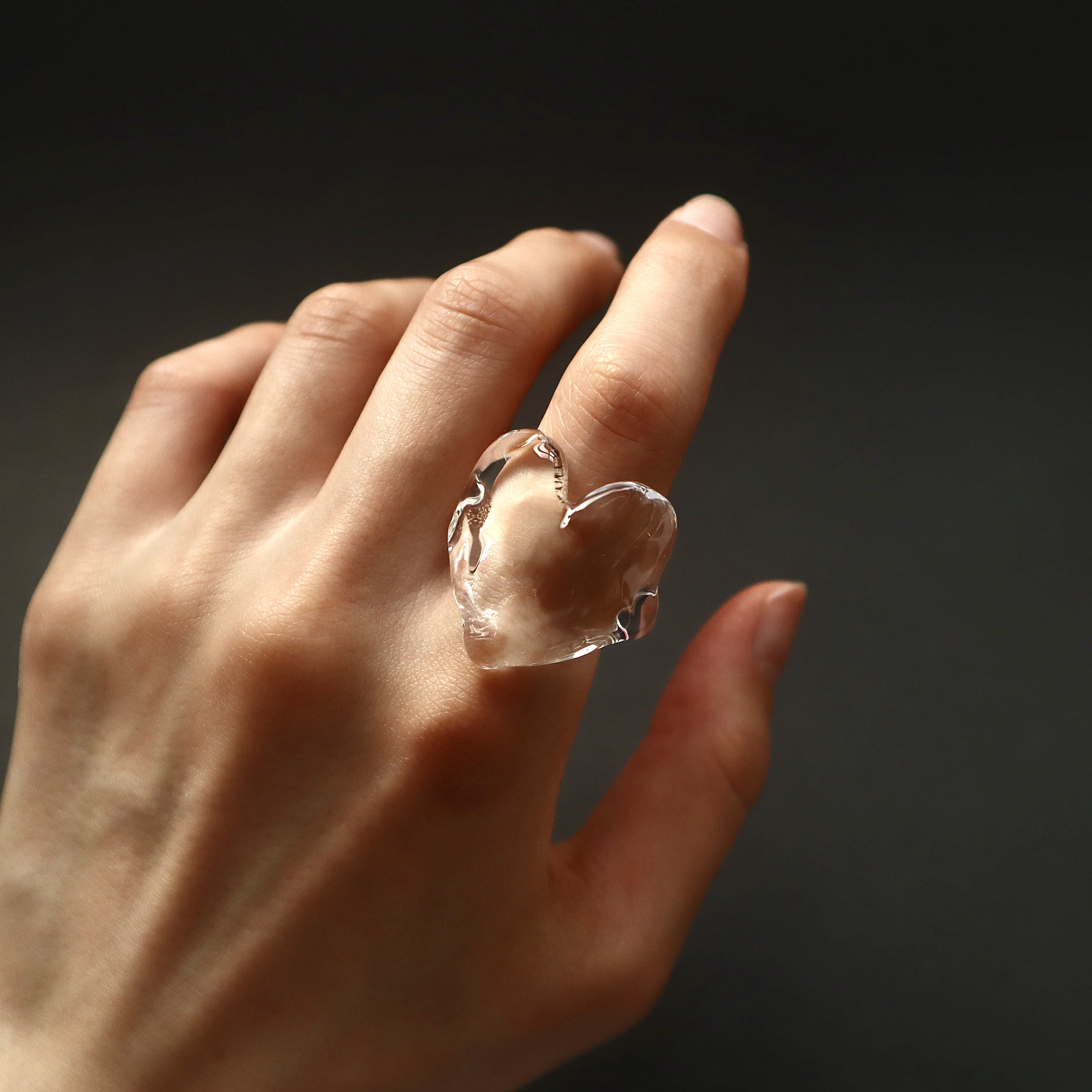 -Clumsy love-  ガラス リング　glass ring