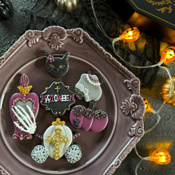 2024♡ハロウィンアイシングクッキーセット 菓子