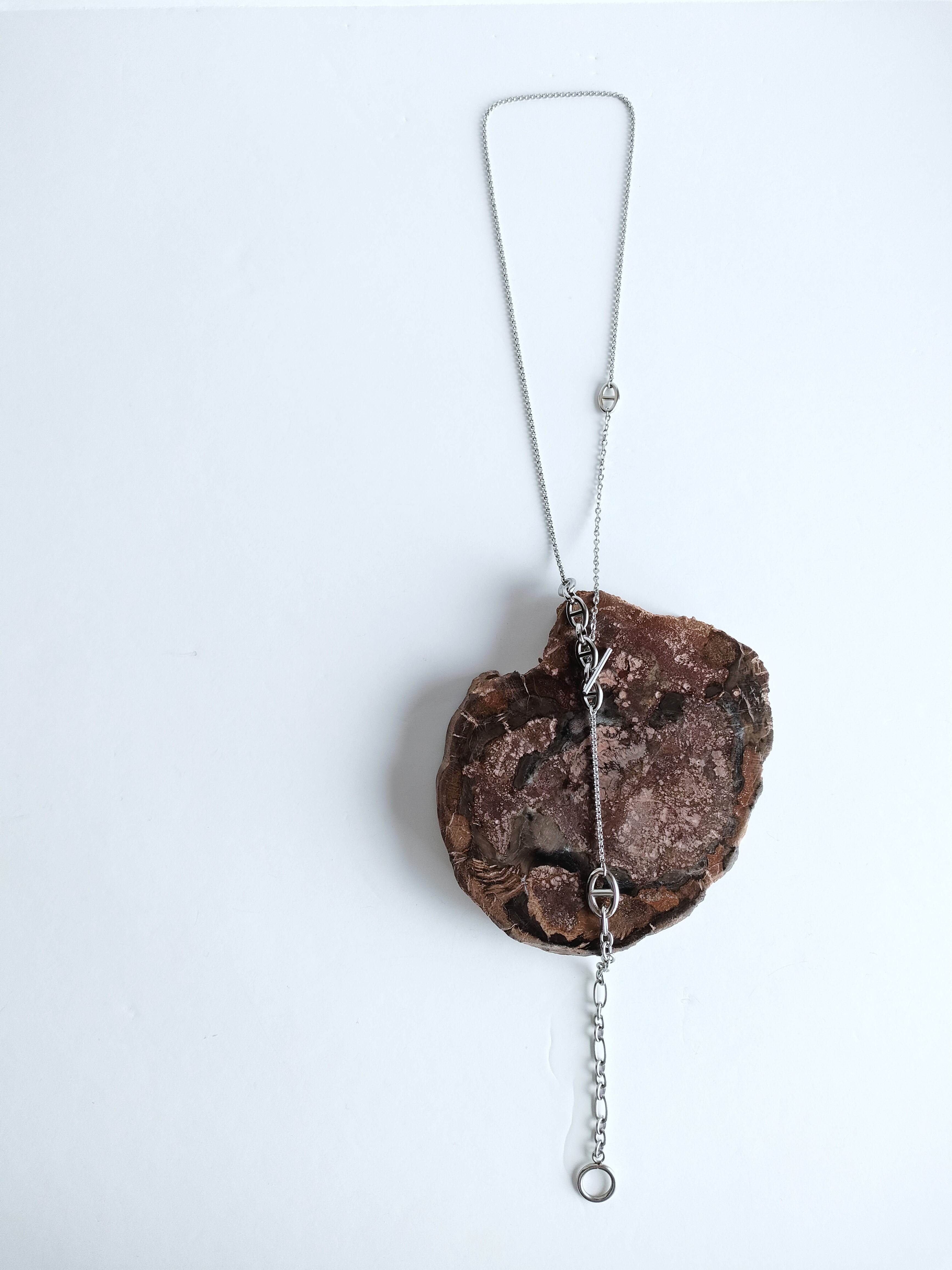 series - demi - various long necklace col:silver