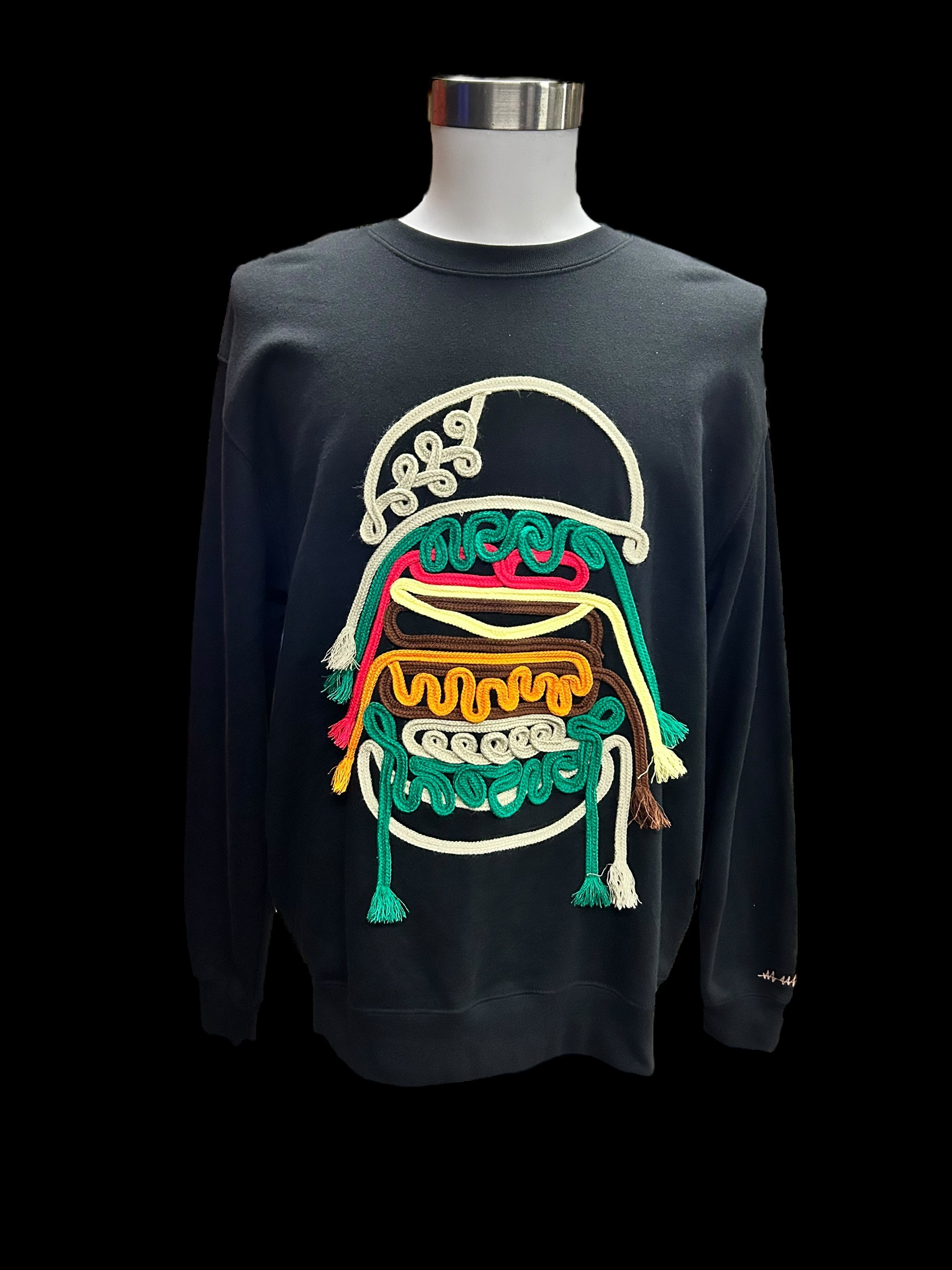 「single line」シリーズ 「ハンバーガー 」スウェット