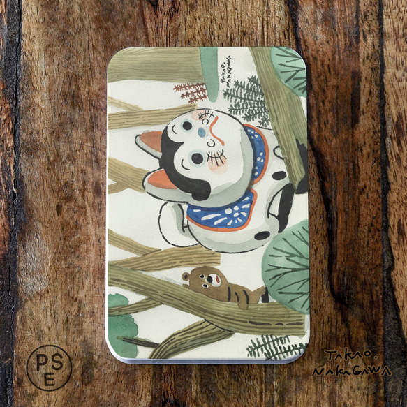 MARDI 犬イラスト モバイルバッテリー iPhone用