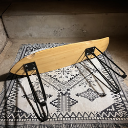 【送料無料】【リメイクスケートボードチェア】 スツール、ベンチ、テーブルとしても利用可！　153 7枚目の画像