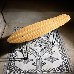 【送料無料】【リメイクスケートボードチェア】 スツール、ベンチ、テーブルとしても利用可！　153 2枚目の画像