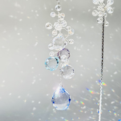 レインボーアメジスト きらめく虹色の宝石〜しゃぼん玉ビジューサンキャッチャー