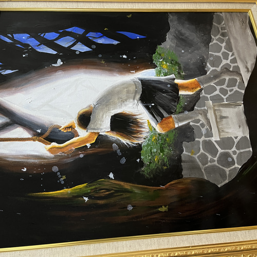 やっぱり、死ねない 絵画 音喜多 歌南 通販 18271128｜Creema(クリーマ)