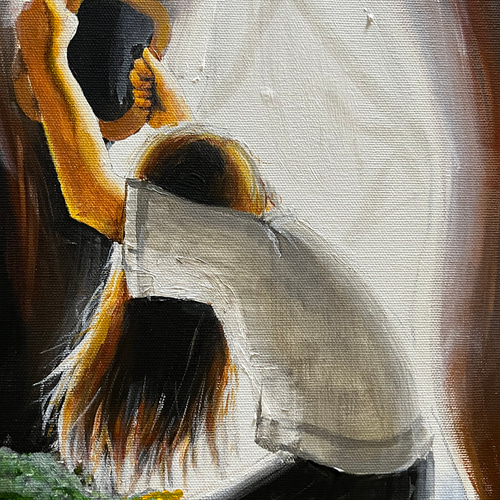 やっぱり、死ねない 絵画 音喜多 歌南 通販 18271128｜Creema(クリーマ)