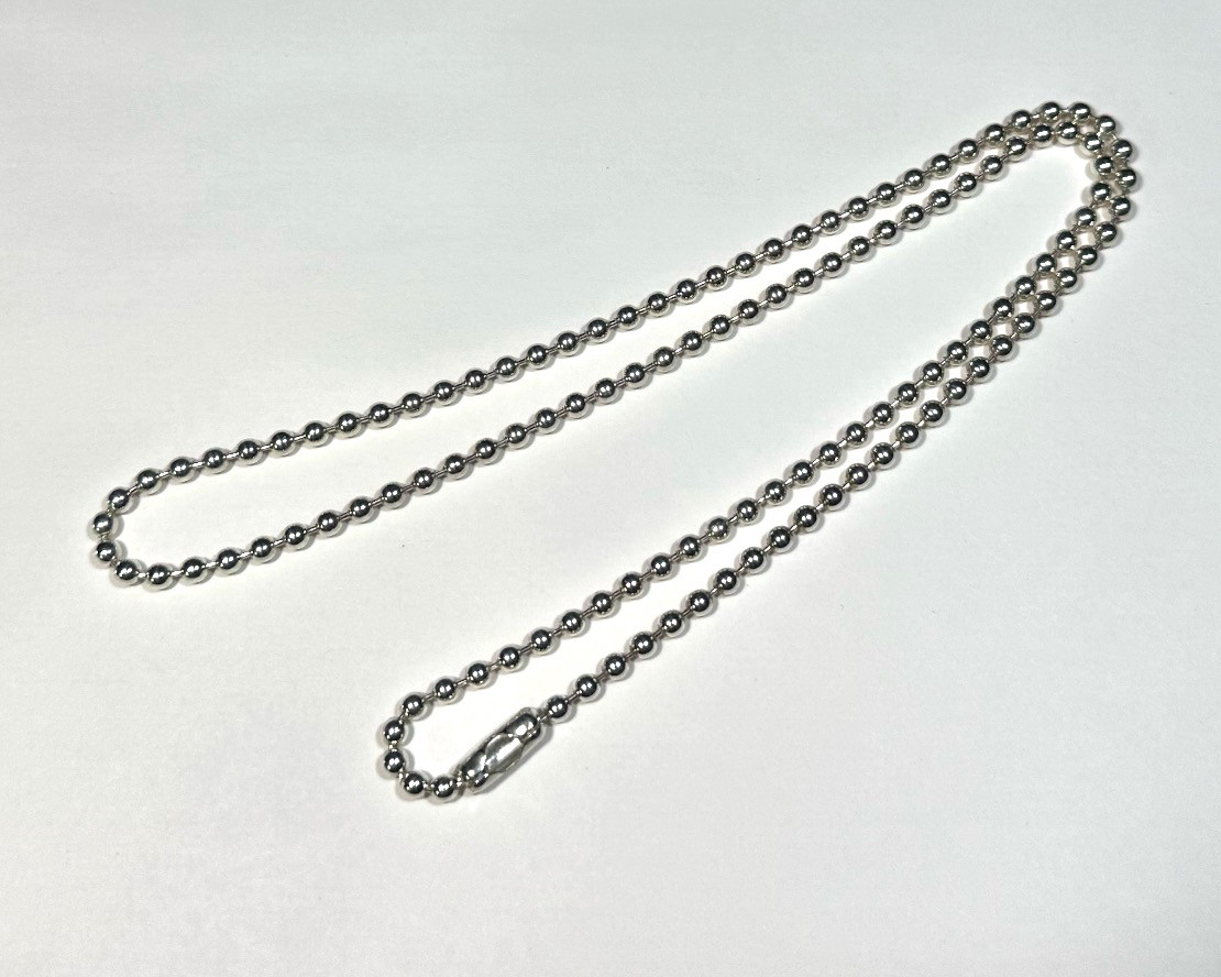 ◆ボールチェーン　ネックレス　　3.0mm