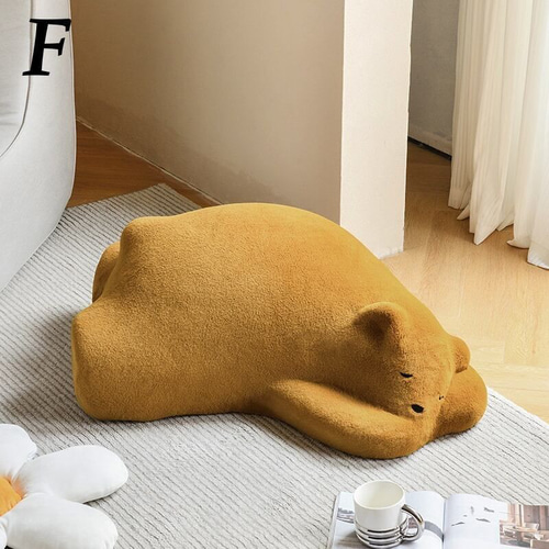 クマ 熊 パンダ スツール フットレスト 背もたれ 枕 かわいい