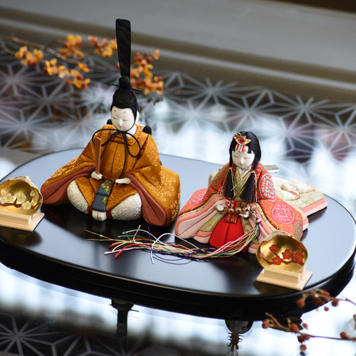 人形　木目込み 　ひな人形　置物　インテリア　工芸品　美術品　A1199 人形 木目込み ひな人形 置物 インテリア 工芸品 美術品 A1199