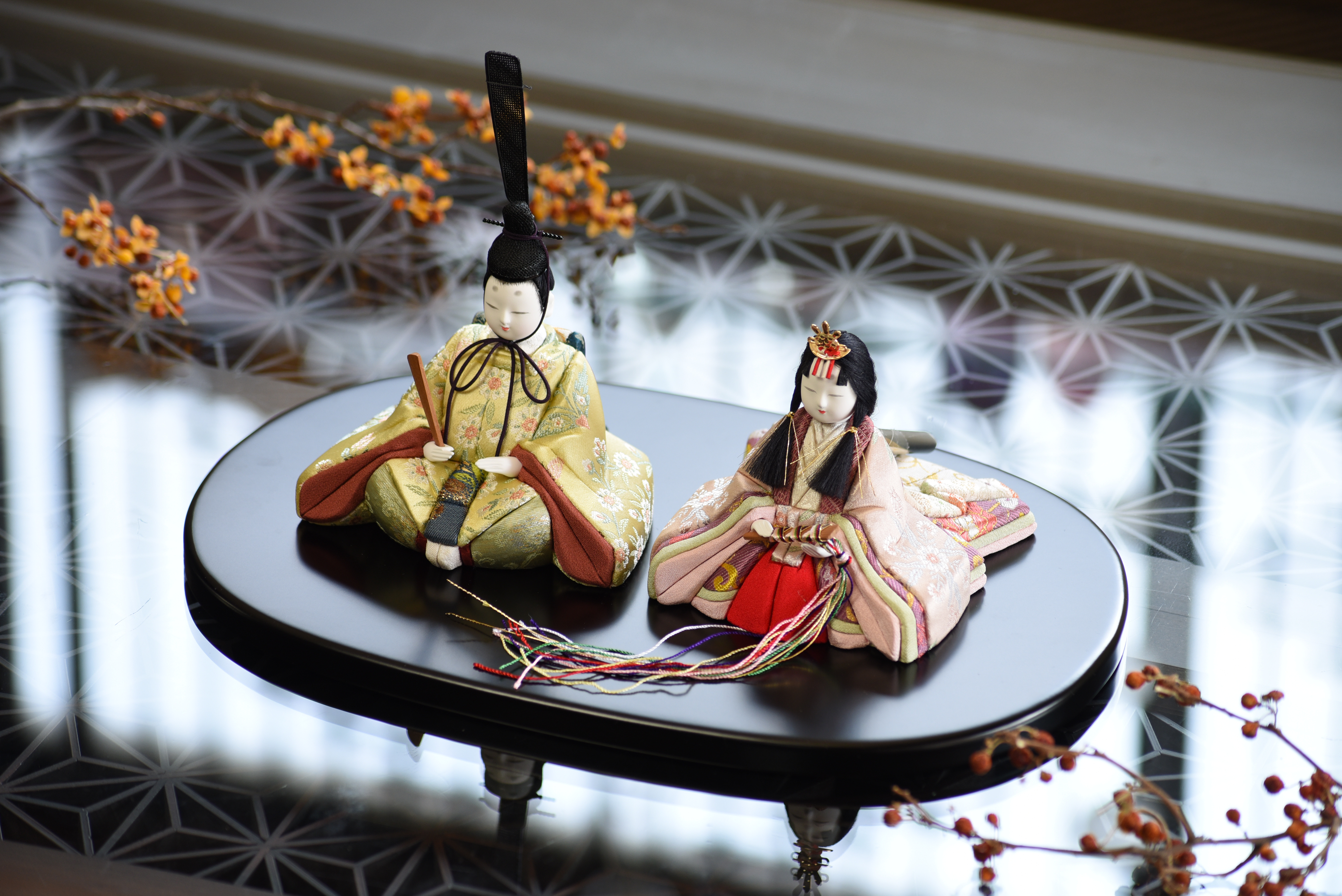 雛人形　木目込み人形【平安雛】