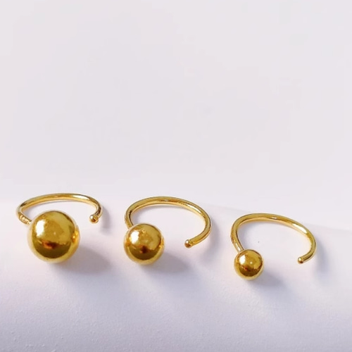 24K(片耳)K24純金フープピアス24金ピアス つやあり24K純金開口 24K(片耳)K24純金フープピアス24金ピアス つやあり24K純金開口