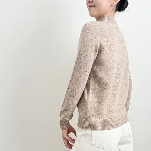 厚手ウール100％☆保温性◎】ハーフハイネックセーター│柔らかい