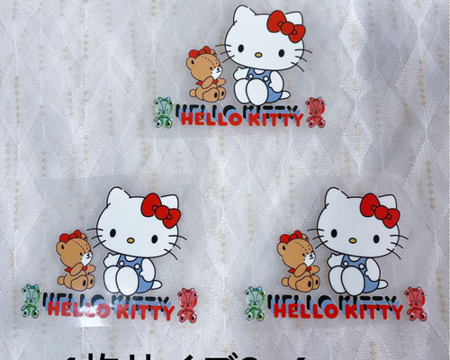 169. 可愛いス転写シート アイロンワッペン4枚セット（布のハギレで  