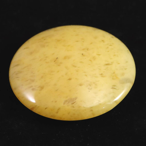 サチャロカイエローアゼツライト　H＆E社 H&E社 サチャロカイエロー アゼツライト 45mmソーサー 29.5g #79357