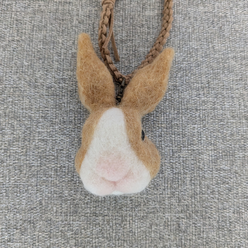 うさぎ 羊毛フェルト ダッチ ブラック ハンドメイド うさぎ・ダッチ 黒 | iichi 日々の暮らしを心地よくする
