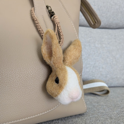 うさぎ 羊毛フェルト ダッチ ライラック ハンドメイド うさぎ 羊毛フェルト ダッチ ライラック ハンドメイド
