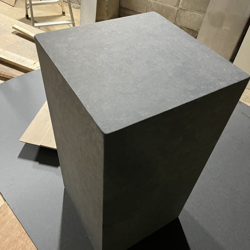 石っぽい ディスプレイボックス 展示台 机・デスク エバーグリーン