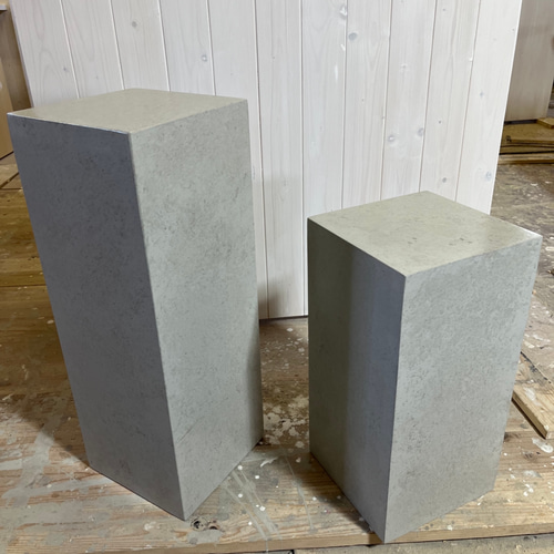 石っぽい ディスプレイボックス 展示台 机・デスク エバーグリーン