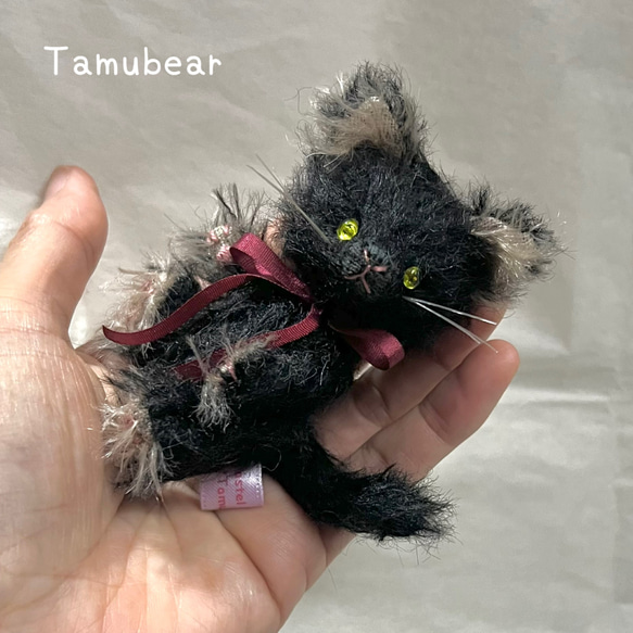 マスカットにゃん 猫 アーティストベア 海外作家様 ハンドメイド