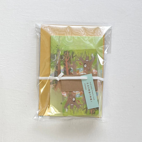 オラクルカード 「日本の神話の神様と」44枚セット ガイドブックと巾着