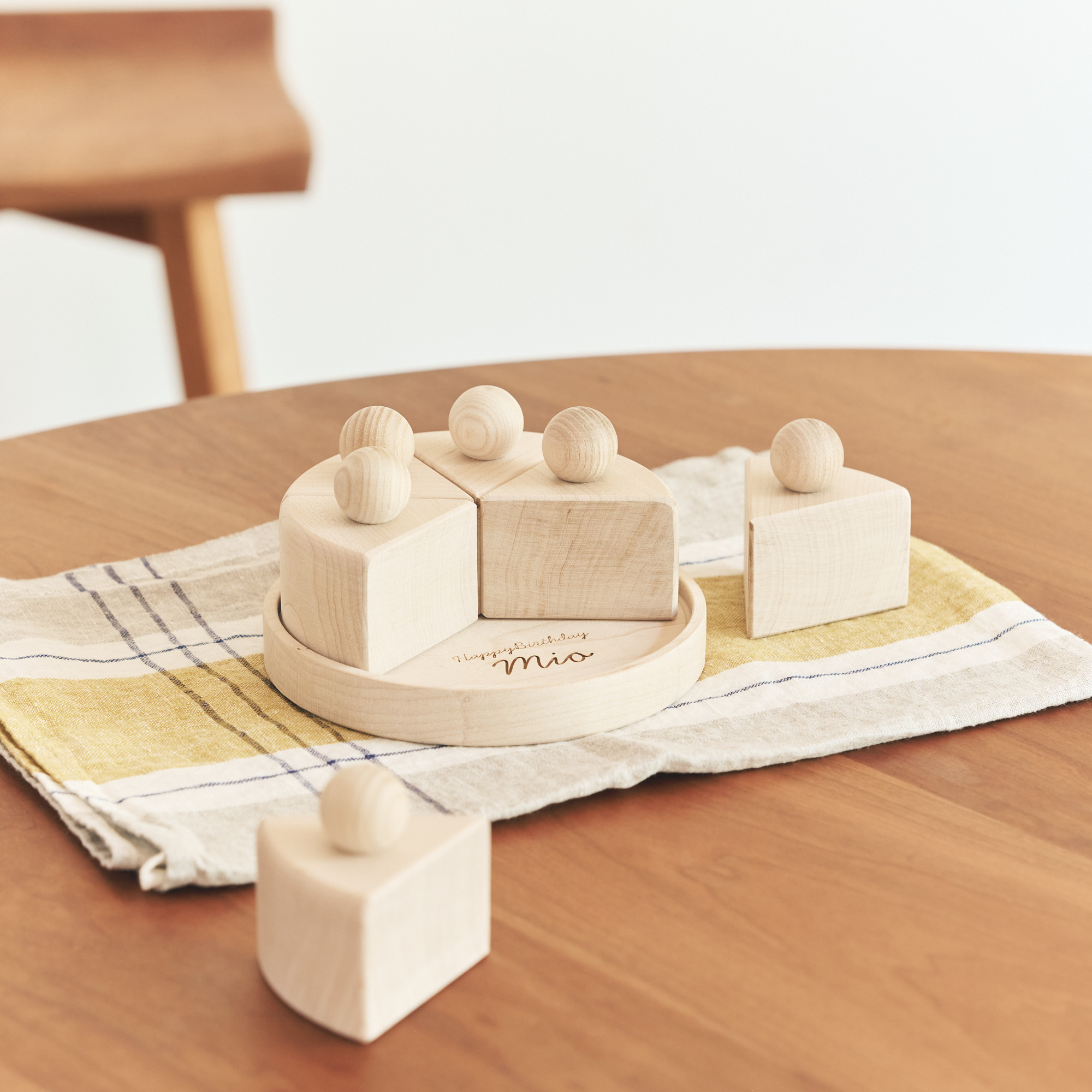 【名入れ無料！】 木製 トッピング付き ケーキ バースデーケーキ 出産祝い ギフト 誕生日 撮影アイテム インテリア
