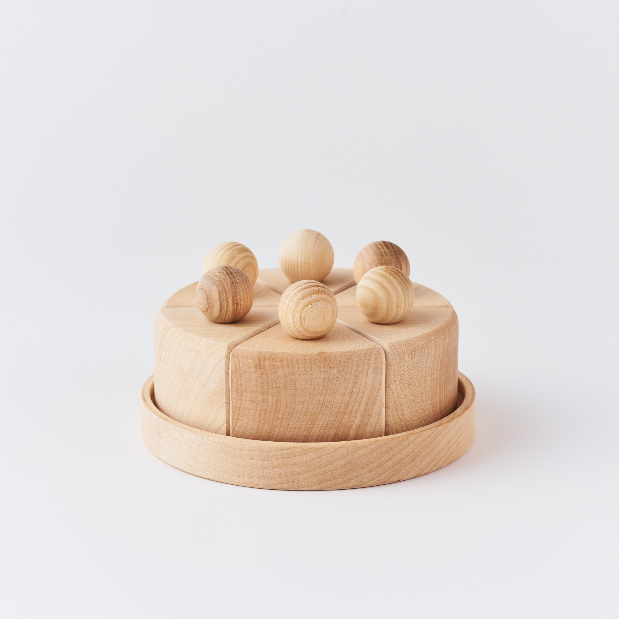 【名入れ無料！】 木製 トッピング付き ケーキ バースデーケーキ 出産祝い ギフト 誕生日 撮影アイテム インテリア