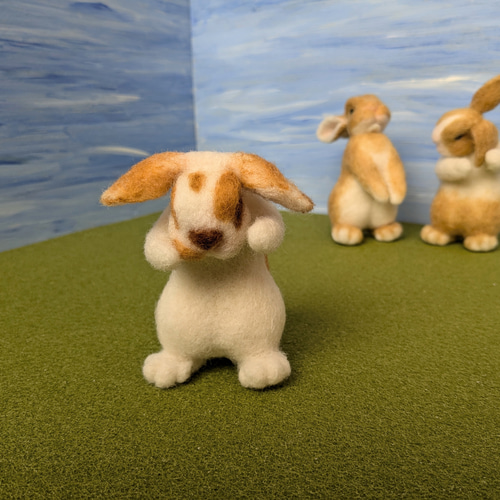 ぬいぐるみ 作家 ロップイヤーなうさぎさん ぬいぐるみ potte ロップ