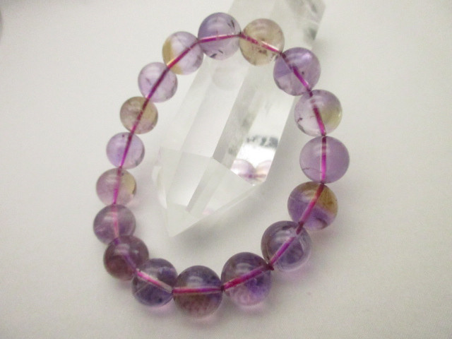 《大玉》/【高品質】/【アメトリンブレスレット】/size(約18.5cm)/1406t5