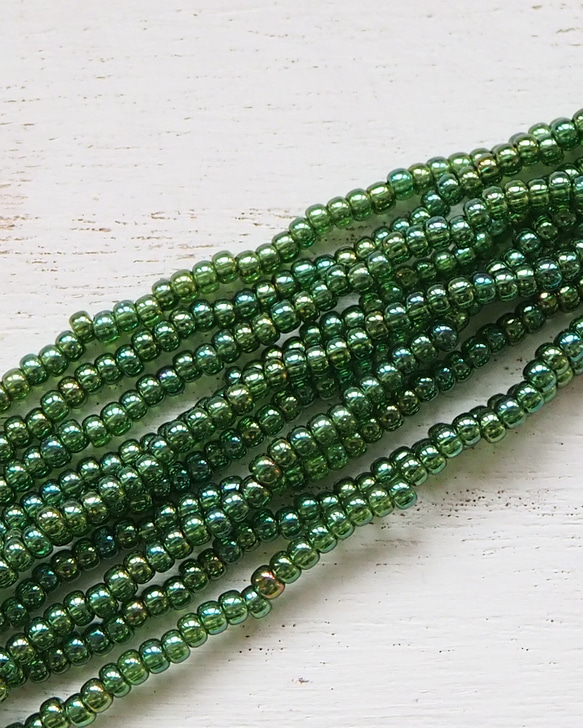 丸大 広島ビーズ 1113 糸通しビーズ 1m/1本 2枚目の画像