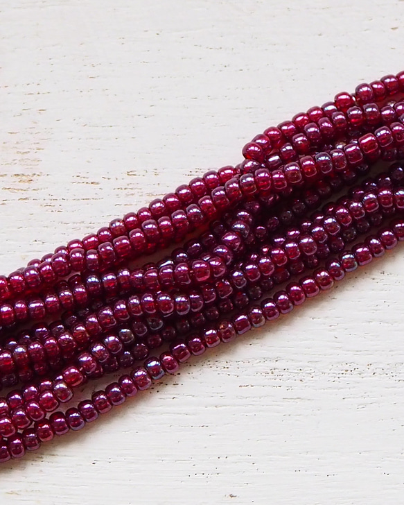 丸大 広島ビーズ 1115 糸通しビーズ 1m/1本 2枚目の画像