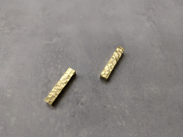 真鍮槌目加工箸置き 箸・箸置き brass&copper 通販 18272713｜Creema