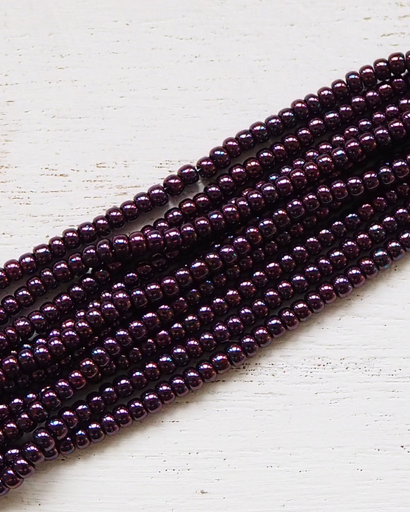 丸大 広島ビーズ 1120 糸通しビーズ 1m/1本 2枚目の画像