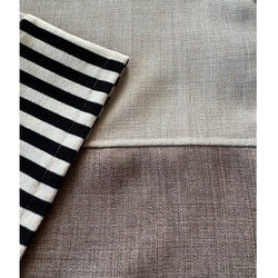 RATA❤️選擇你的長度❤️條紋袖連身裙❤️一件就很酷很可愛❤️非常適合畢業典禮和入學典禮❤️優雅的灰褐色 第11張的照片