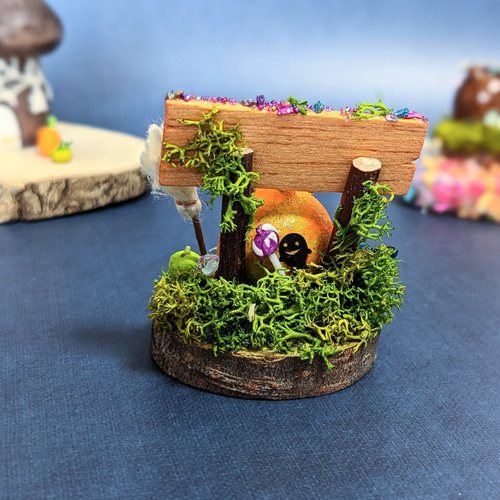 どんぐりのジャック・オ・ランタン ハロウィン にも ミニチュア