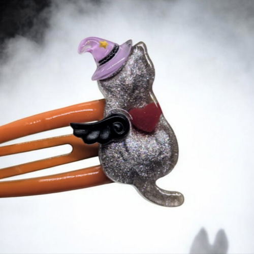 ハロウィンパッチンピン☆たてねこ