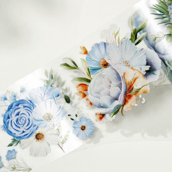 コラージュ素材 海外 マスキングテープ 花 フラワー 切り売り おすそ分け